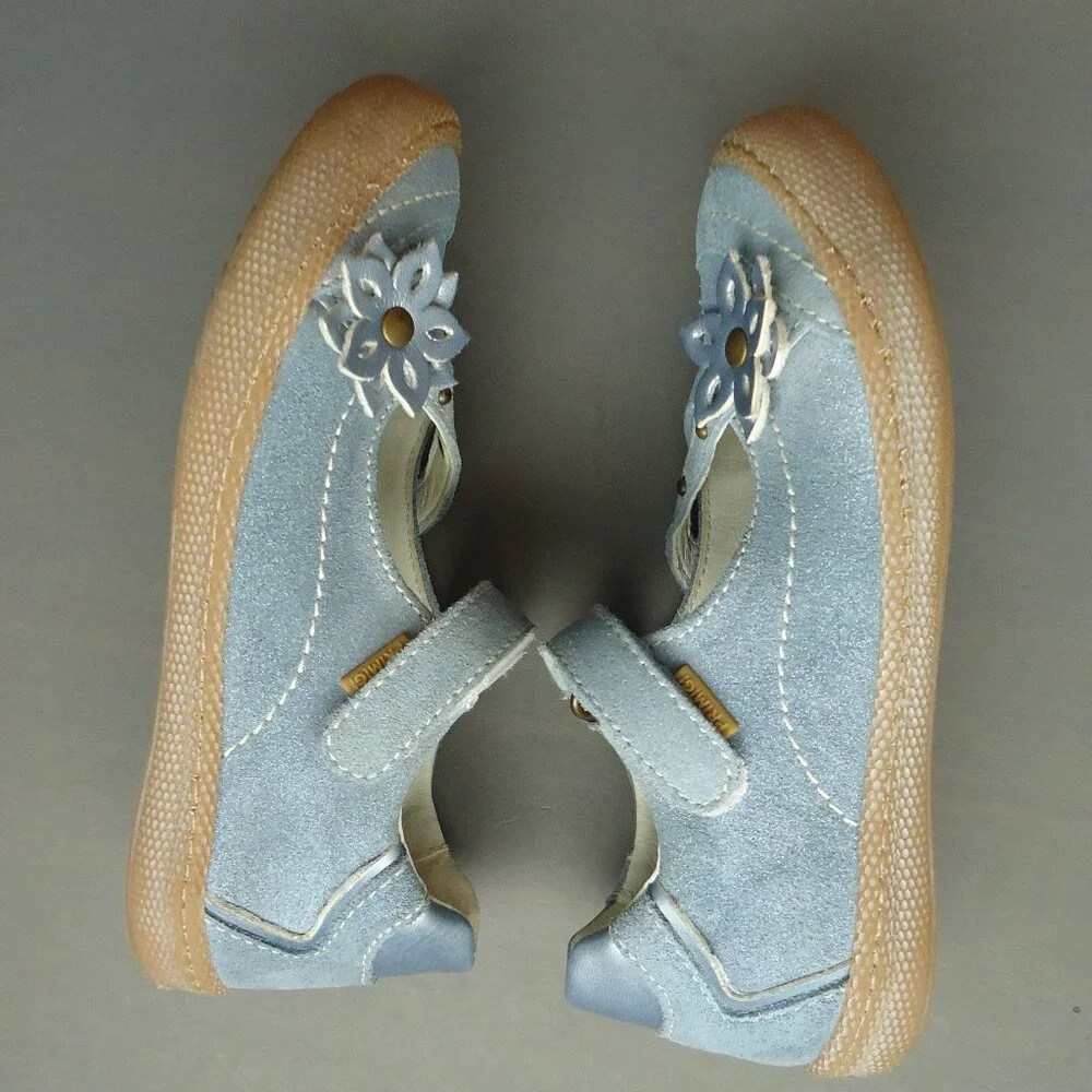 SIZE 27. Primigi Sky effects system Mary Jane suede shoes.